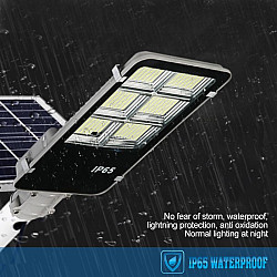Комплект улична лампа 400W със соларен панел и дистанционно управление - идеално решение за външно осветление Комплект улична лампа 400W със соларен панел и дистанционно управление - идеално решение за външно осветление