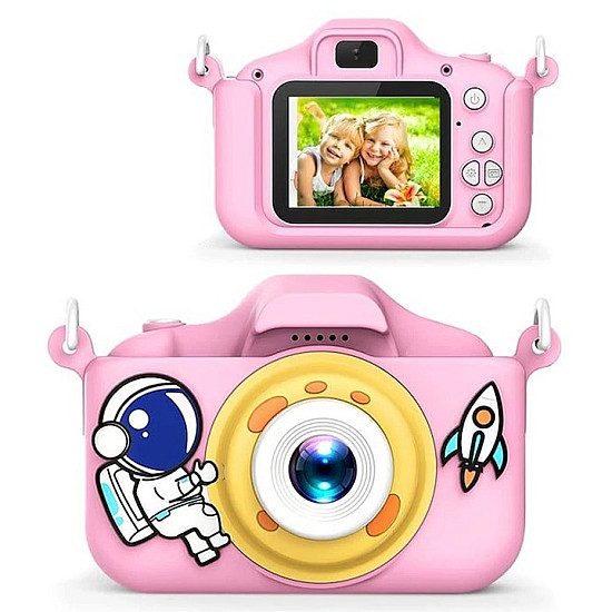 Дигитален Детски Фотоапарат Cosmos Q80s: Снимки и Видео, Игри, Защита от Падане - Забавление и Безопасност за Вашите Деца | Детски Играчки