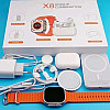 Комплект Smartwatch X8,Безжични Слушалки, Магнитна Батерия, Безжично Зарядно за Телефон и Часовник, Зарядно с Кабел за Телефон | Смарт часовници и гривни