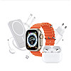 Комплект Smartwatch X8,Безжични Слушалки, Магнитна Батерия, Безжично Зарядно за Телефон и Часовник, Зарядно с Кабел за Телефон | Смарт часовници и гривни
