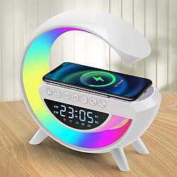RGB Интелигентна Bluetooth LED Лампа BT-3401 с Безжично Зарядно и Множество Функции - Подходяща за Възрастни и Деца