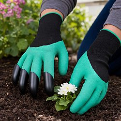 Градински ръкавици с нокти за копаене Garden Genie Gloves