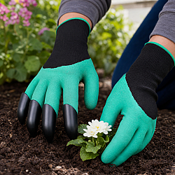 Градински ръкавици с нокти за копаене Garden Genie Gloves
