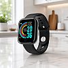Смарт Часовник L18 - 36mm, Bluetooth, IP67 Водоустойчив, OLED Дисплей с Фитнес Тракер и Оксиметър - Черен, Сребрист, Златист | Смарт часовници и гривни