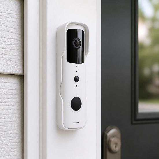 Смарт видео звънец  PST-T30, 2.0Mp, Wi-Fi, Tuya Smart, Бял - 91039 | Смарт устройства