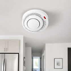 Смарт сензор  PST-YG400A, За дим, Wi-Fi, Tuya Smart, Бял - 91009