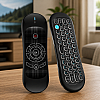 Универсално дистанционно R2, Air mouse, USB 2.4GHz, Микрофон, IR програмируемо, Черен - 13043 Универсално дистанционно R2, Air mouse, USB 2.4GHz, Микрофон, IR програмируемо, Черен - 13043 | Смарт устройства