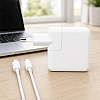 Адаптер DeTech, За Apple, 29W, Type-C, Бял - 328 | Зарядни за лаптоп