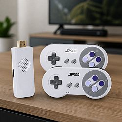 Игрова конзола  SF900, 926 Вградени игри, HDMI, Бял - 13030