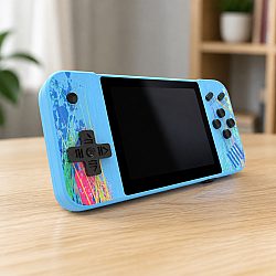 Преносима игрова конзола G3, 3.5", 800 Вградени игри, Син и Розов - 13036