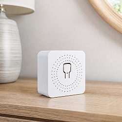 Смарт превключвател  PST-AP-SMT, 1 канал, 220V, 16A, Wi-Fi, Tuya Smart, Бял - 91021