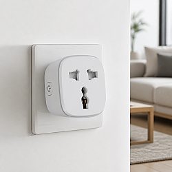 Смарт контакт LDNIO SCW1050, 220V, 10A, Wi-Fi, Tuya Smart, Бял - 40297