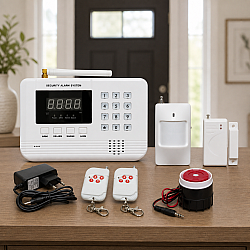Алармена система с 99 безжични зони PSTN за мобилен и стационарен телефон – надеждна защита за вашия дом или офис