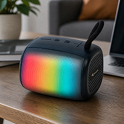 Тонколона Kisonli S18, Bluetooth, FM, AUX, Черен - 22257