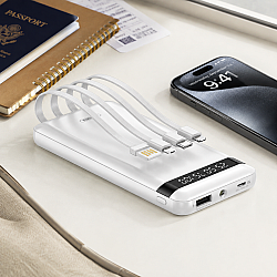 Преносима батерия Remax RPP-222 Astro, 10000mAh, Бял - 87074