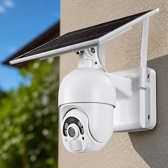 Смарт охранителна камера PST-S20-WiFi, 2.0Mp, PTZ, Соларен панел, Външен монтаж, Wi-Fi, Tuya Smart, Бял - 91033 Смарт охранителна камера PST-S20-WiFi, 2.0Mp, PTZ, Соларен панел, Външен монтаж, Wi-Fi, Tuya Smart, Бял - 91033 | Видео и Фото камери