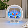 Антигравитационен овлажнител и дифузер Fishy с Bluetooth колонка и LED RGB подсветка | Аромадифузери