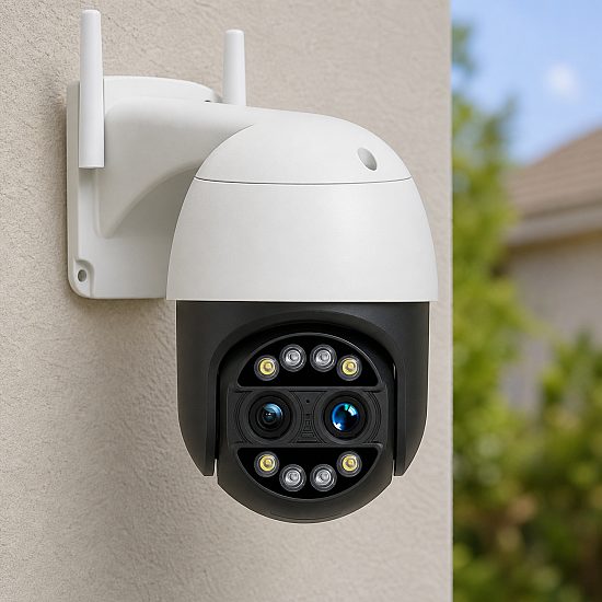 Външна Wi-Fi камера 8MP с двойна леща,Авто Zoom, Автоматично Проследяване, Разпознаване на човешка форма Външна Wi-Fi камера 8MP с двойна леща,Авто Zoom, Автоматично Проследяване, Разпознаване на човешка форма | Видеонаблюдение