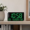 Цифров настолен и стенен часовник с LED светлина | Интериорни мебели