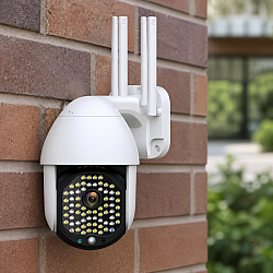 COBRA 68 LED YCC365+ Куполна Безжична Камера,Пълноценна Защита с Ярко Осветление и Разширена Функционалност