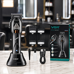 Машинка за подстригване VGR V-653,Професионално подстригване с мощен 9000RPM мотор