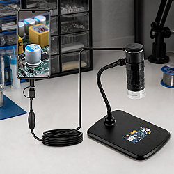 USB Дигитален микроскоп F210–Прецизно увеличение и висококачествена резолюция