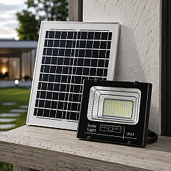 Соларна лампа с панел 800W–Мощно осветление за външни пространства