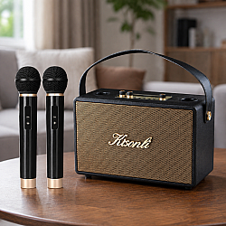 Тонколона Kisonli G101, Караоке, Bluetooth, USB, SD, AUX, Различни цветове - 22300