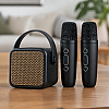 Тонколона Kisonli G23, Караоке, Bluetooth, USB, SD, AUX, RGB | Безжични колони