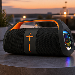 Тонколона Kisonli K12, Bluetooth, USB, SD, AUX, RGB