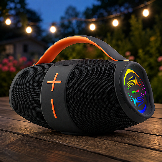 Тонколона Kisonli K13, Bluetooth, USB, SD, AUX, RGB | Безжични колони