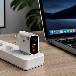 100W Супер Бързо Зарядно Yelandar CA400 с Power Delivery и Quick Charge 3.0