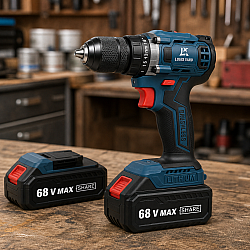 Ударен винтоверт LY 21V, 480W, 1600rpm, 10 mm патронник, 2 батерии