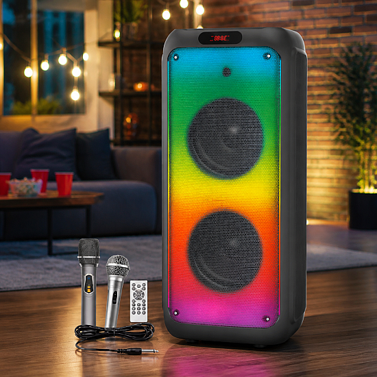 Професионална караоке тонколона Brodu BTS-1938 с Bluetooth Професионална караоке тонколона Brodu BTS-1938 с Bluetooth | Безжични колони