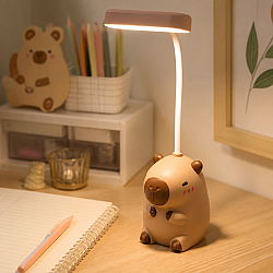 Детска LED лампа Capybara с гъвкаво рамо и батерия