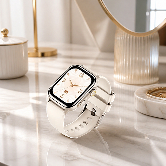 Смарт часовник Remax WATCH11, Бял,AMOLED дисплей, стилен дизайн и фитнес функции | Смарт часовници и гривни