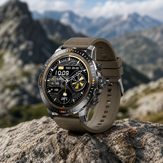 Смарт часовник Remax WATCH12, Бежов,AMOLED дисплей, Bluetooth разговори, спорт и здраве в един стилен аксесоар Смарт часовник Remax WATCH12, Бежов,AMOLED дисплей, Bluetooth разговори, спорт и здраве в един стилен аксесоар | Смарт часовници и гривни