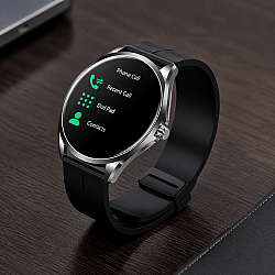 Смарт часовник Remax WATCH21,Черен,Ултратънък дизайн, AMOLED дисплей и Bluetooth обаждания