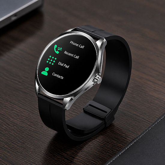 Смарт часовник Remax WATCH21,Черен,Ултратънък дизайн, AMOLED дисплей и Bluetooth обаждания Смарт часовник Remax WATCH21,Черен,Ултратънък дизайн, AMOLED дисплей и Bluetooth обаждания | Смарт часовници и гривни
