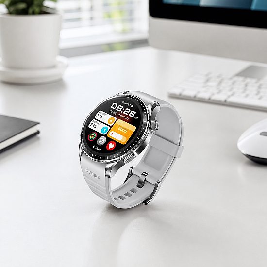 Смарт часовник Remax WATCH23,Сребрист,AMOLED дисплей, Bluetooth разговори и дълъг живот на батерията | Смарт часовници и гривни
