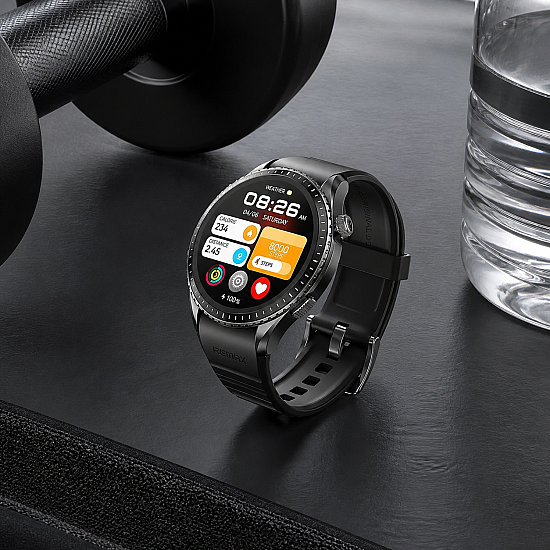 Смарт часовник Remax WATCH23,Сив,AMOLED дисплей, Bluetooth разговори и 13 дни батерия Смарт часовник Remax WATCH23,Сив,AMOLED дисплей, Bluetooth разговори и 13 дни батерия | Смарт часовници и гривни