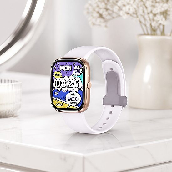 Смарт часовник Remax WATCH25, Златист,AMOLED дисплей, Bluetooth разговори и здравен мониторинг | Смарт часовници и гривни