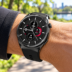 Смарт часовник Aurafit AM05, Amoled, Черен - 73133
