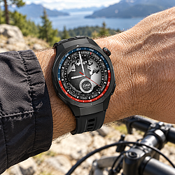 Смарт часовник Aurafit AM34, Amoled, Черен - 73124