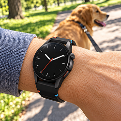 Смарт часовник Aurafit G12, Amoled, Черен - 73121