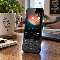 Мобилен телефон No brand 6300, Черен - 73145