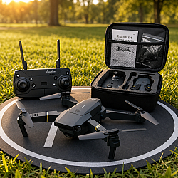 Дрон 998PRO/E88 FUll HD 2mpx Wifi с дистанционно и широкоъгълна камера