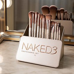 Професионален комплект NAKED3 Urban Decay - 12 четки за грим