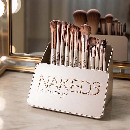 Професионален комплект NAKED3 Urban Decay - 12 четки за грим | Уреди за красота