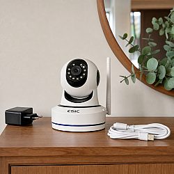 WiFi IP Камера Въртяща се 360 градуса  Full HD с Нощно Виждане CSIC